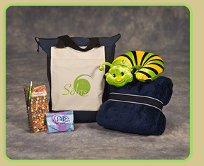 Child's bag - cancer comfort set